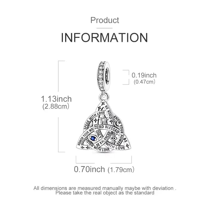 Breloques en argent sterling 925, pendentif nœud celtique, compatible avec les bracelets et colliers de marque, bijoux DIY pour femmes