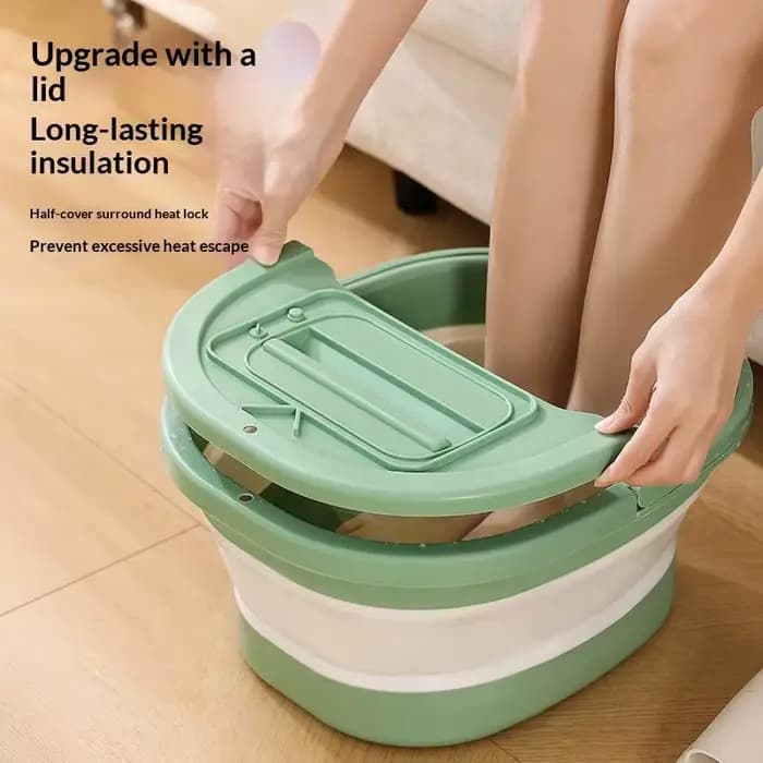 Baignoire pliable en TEP pour les pieds