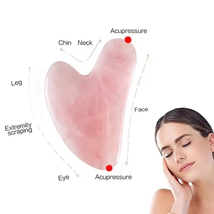 Résine naturelle Gua Sha grattage Massage grattoir visage Gua Sha SPA cou masseur femmes Portable