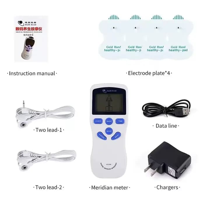 Masseur électrique à double canal EMS
