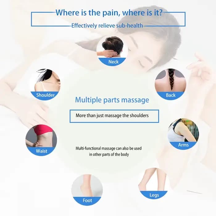 Appareil de massage TENS à double sortie