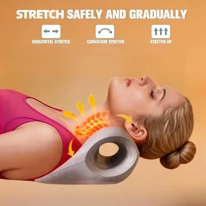 Oreiller de massage cervical – Masseur Shiatsu pour le cou et les épaules à usage domestique avec support