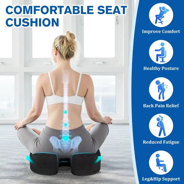 Coussin à mémoire orthopédique en Gel