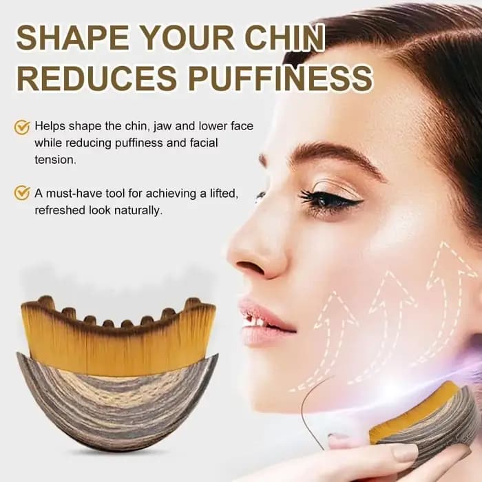 Brosse pour le visage à Contour lymphatique