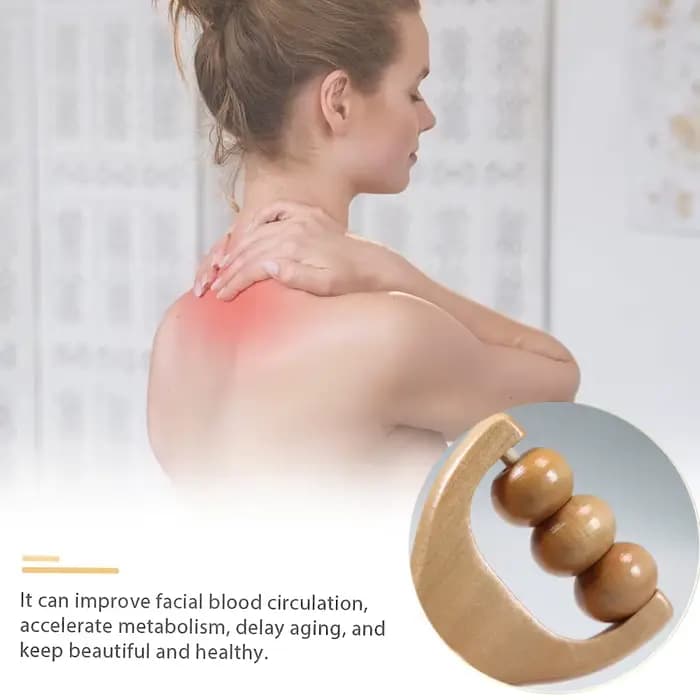 Rouleau de Massage en bois