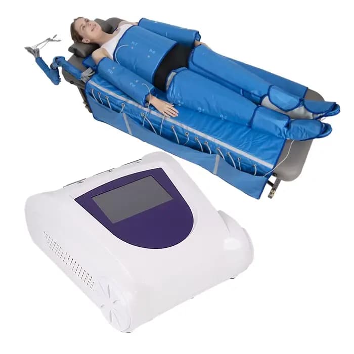Machine de présoterapia de Massage de Drainage lymphatique de pressothérapie 3 en 1 avec la couverture de Sauna