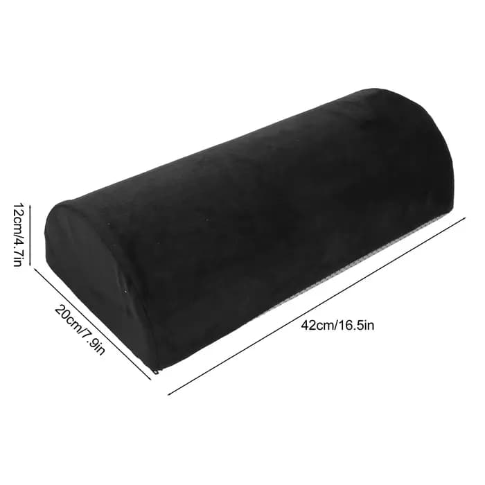 Coussin demi-lune en mousse à mémoire de forme confortable et résistant