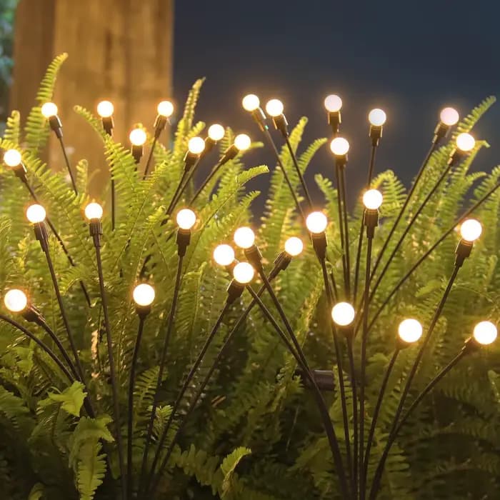 6/8/10 LED lampes de jardin à énergie solaire luciole lumières extérieures étanches vibrantes oscillantes pour la décoration de voie de Patio