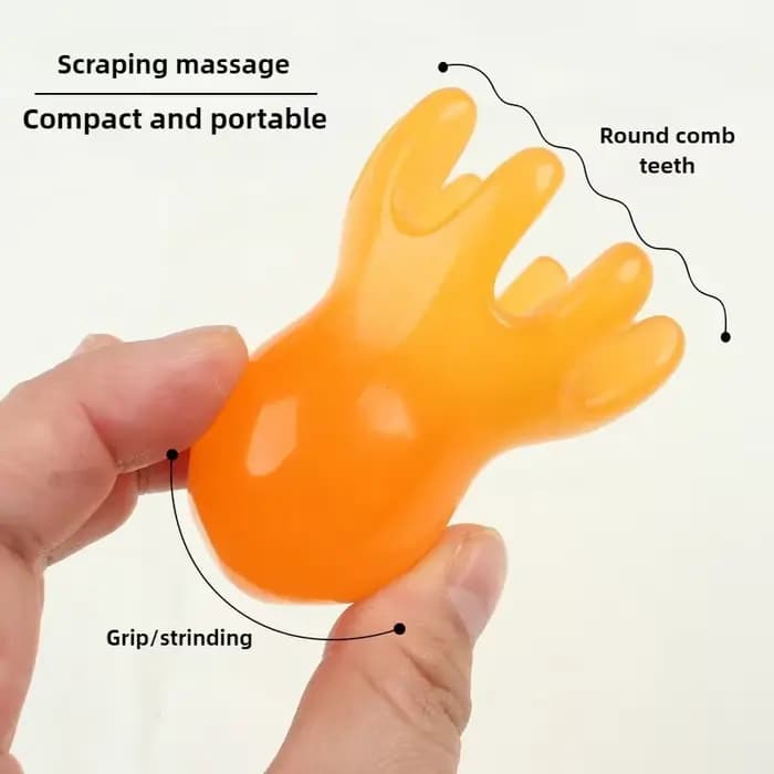 Peigne de Massage en résine poulpe