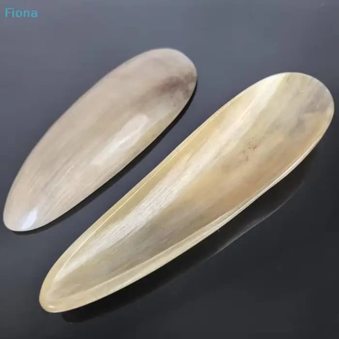 ✔ Outil de massage Gua Sha en corne de buffle naturelle