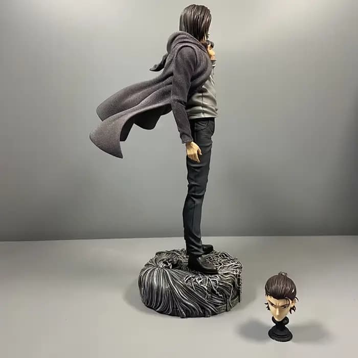 Nouveau 30 cm attaque sur Titan Anime Figure Eren Jaeger Figurine Jaeger enquête Corps Statue Figurine modèle poupée jouet de noël