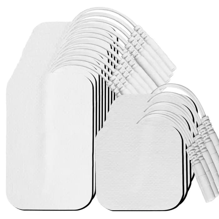 10/20 pièces Patchs d'électrostimulateur Musculaire Tens Masseur Corporel EMS Coussinets de Thérapie Basse Fréquence Électrodes de Physiothérapie