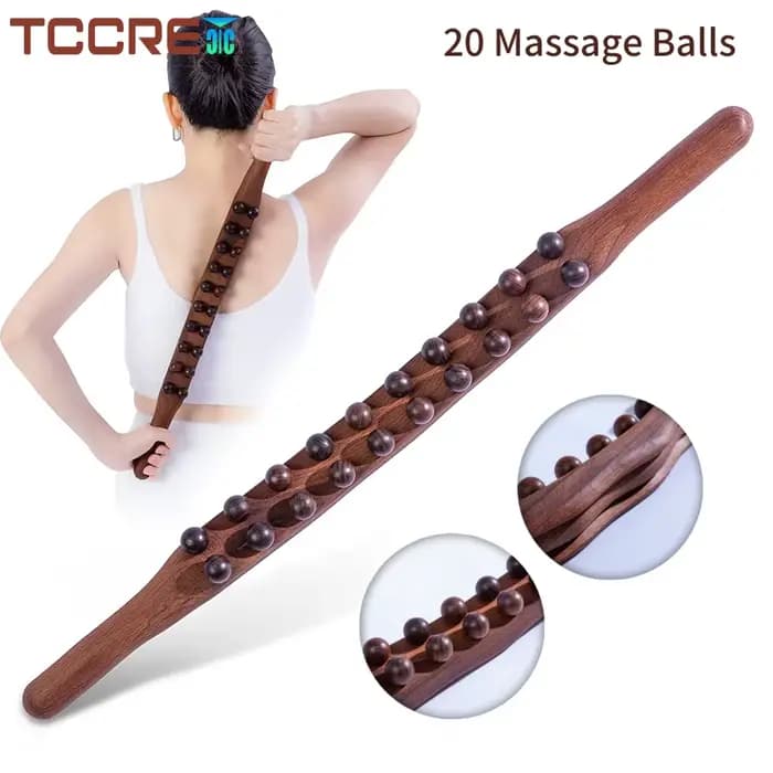 Masseur de Drainage lymphatique en bois