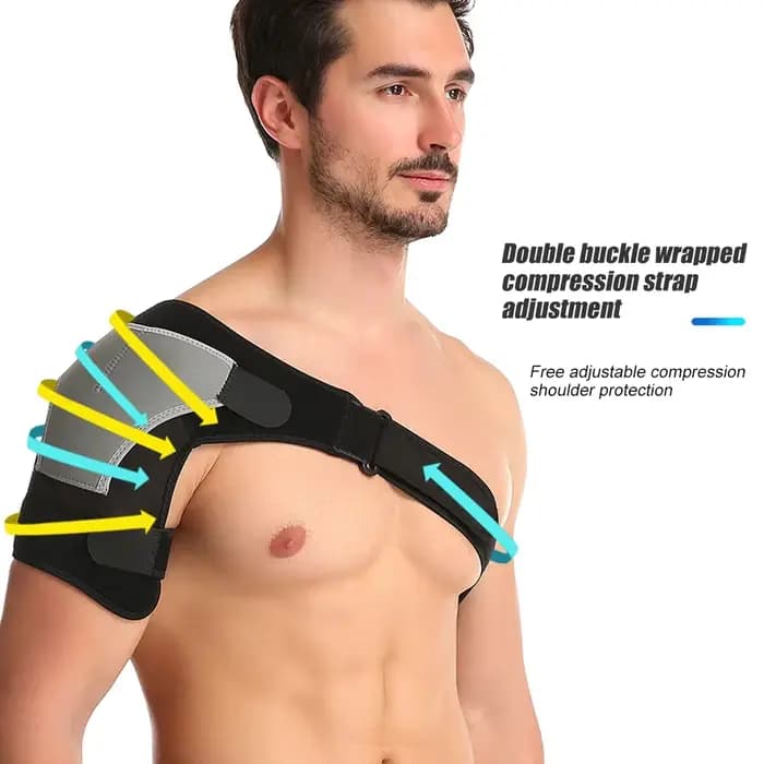 Attelle de stabilité d'épaule de sport avec coussinet de pression