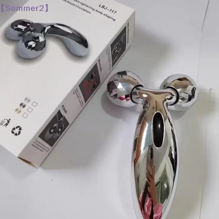 【Xia2】Masseur à double rouleau 3D avec effet liftant et raffermissant pour le visage