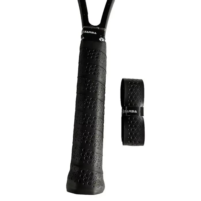 Raquette de tennis en cuir PU noir, surgrip intérieur, squash de badminton, absorption de la sueur, antichoc, raquette non ald, poignée de sport