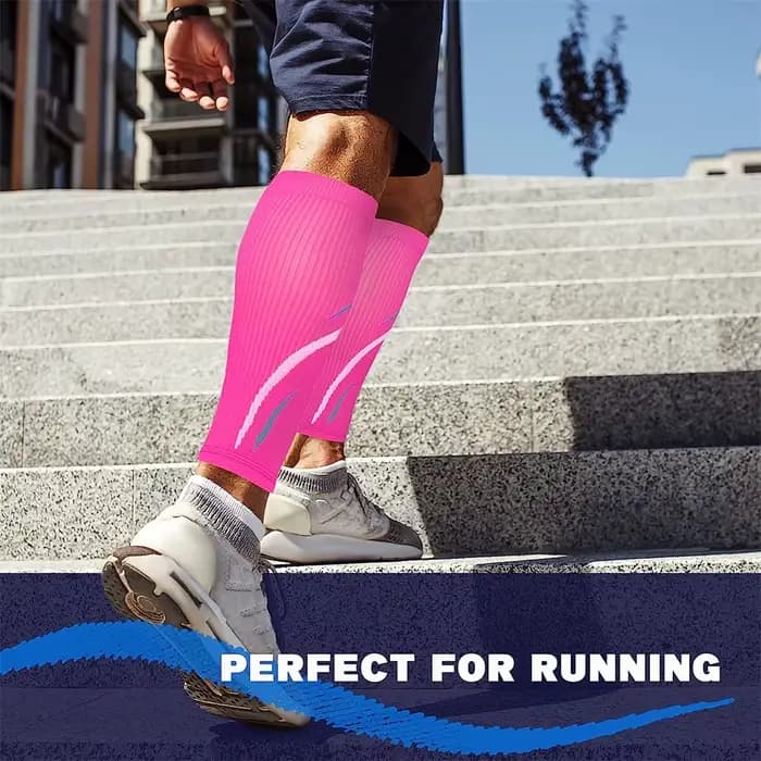 1 paire de manchons de Compression de mollet pour hommes et femmes (20-30 MmHg)