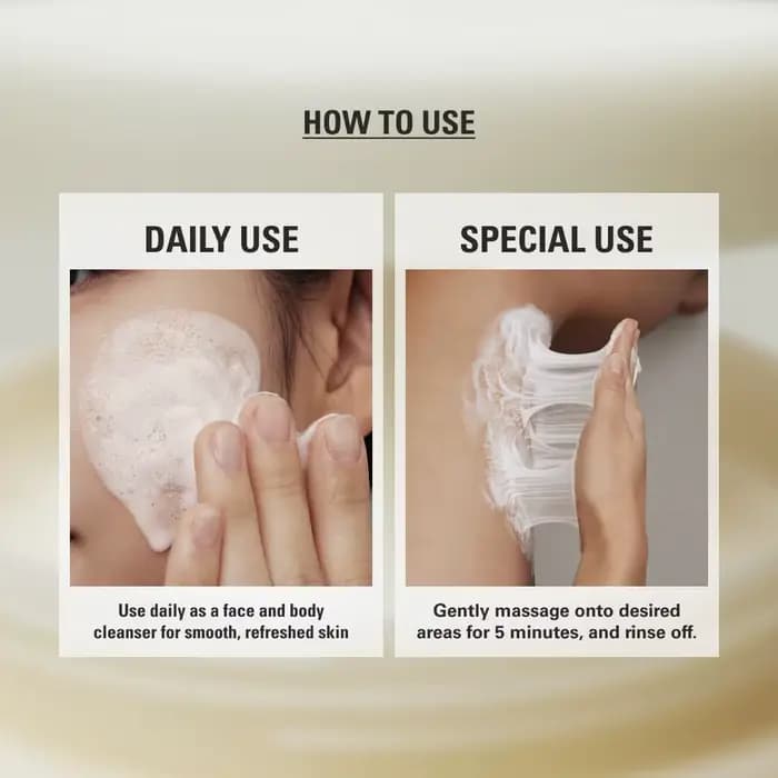 Masque coréen en confiture de riz pour un nettoyage en profondeur, une peau hydratante et brillante, un traitement hydratant naturel et raffermissant pour une peau lisse et douce