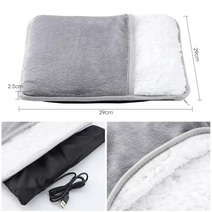 Coussin chauffant électrique pour les pieds
