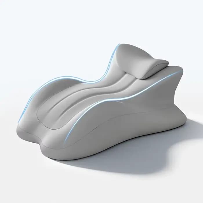 Coussin ergonomique multi-positions en mousse à mémoire de forme pour lecture sur le ventre