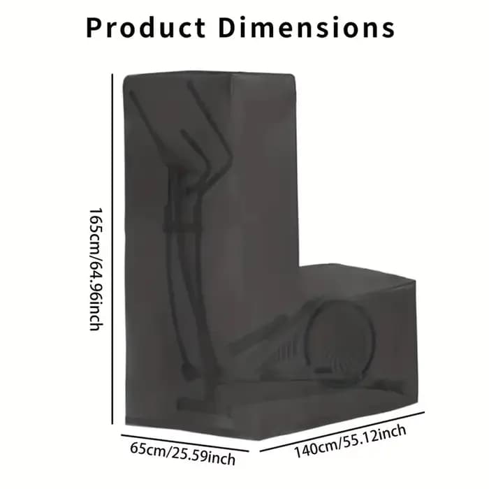 Housse de protection pour appareil elliptique – Housse de protection anti-poussière et imperméable pour entraîneur, pour usage domestique