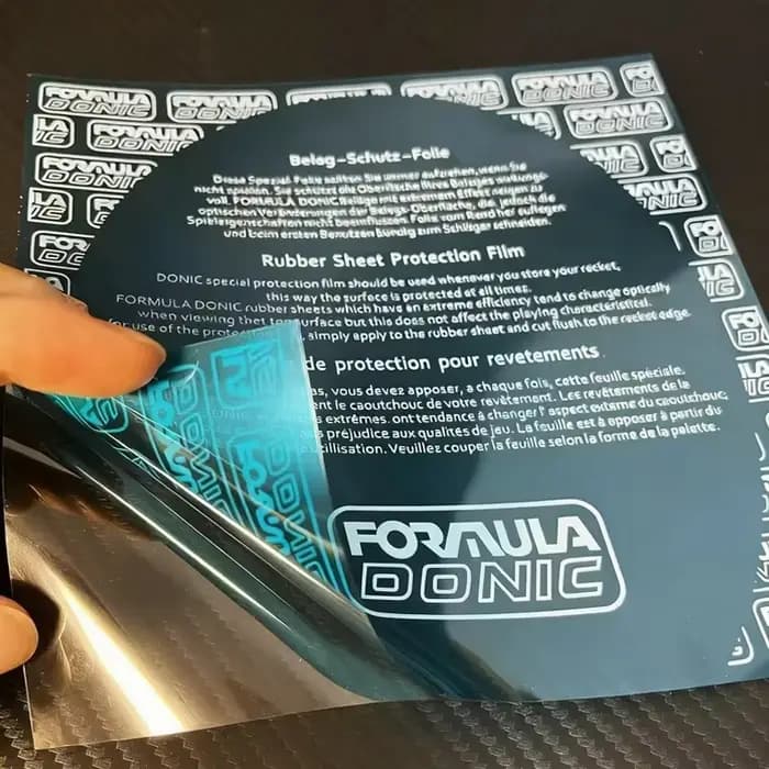 DONIC – Film de protection pour raquette de Tennis de Table, auto-adhésif, anti-poussière, étanche, accessoires pour outils en caoutchouc