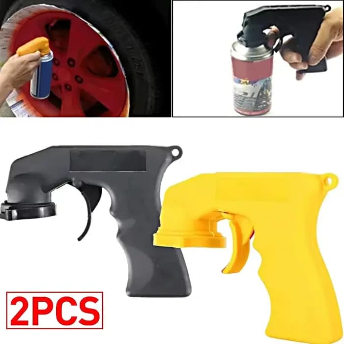 Adaptateur de pulvérisation de voiture, poignée de pistolet à peinture, poignée d'aérosol pour aérographe, collier de verrouillage à gâchette, soins professionnels, outil de peinture automobile