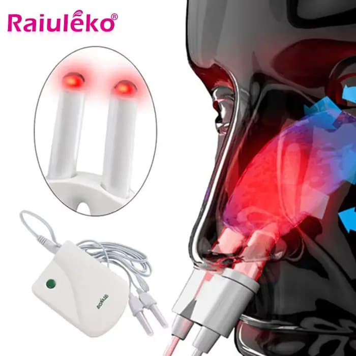 Nez rhinite sinusite traitement thérapie nez Massage fièvre de foin basse fréquence impulsion Laser éternuement Machine