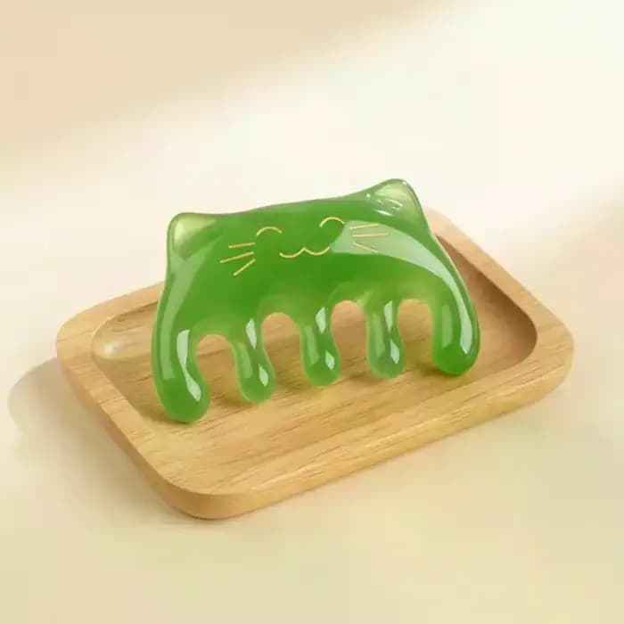 Peigne de massage Gua Sha pour le cuir chevelu et les méridiens