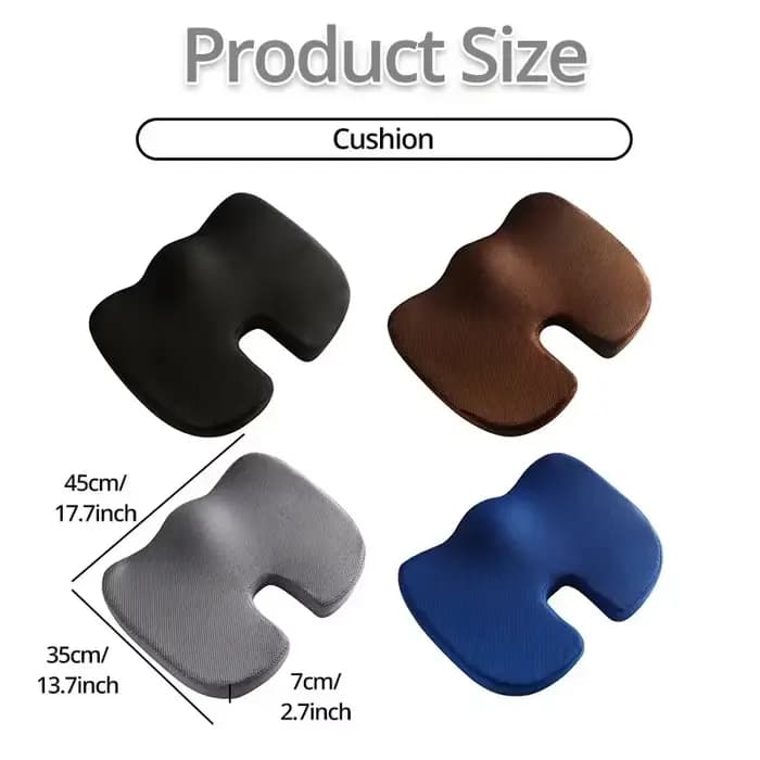 Coussin de siège coussins de chaise de bureau Coccyx mousse à mémoire de forme orthopédique U