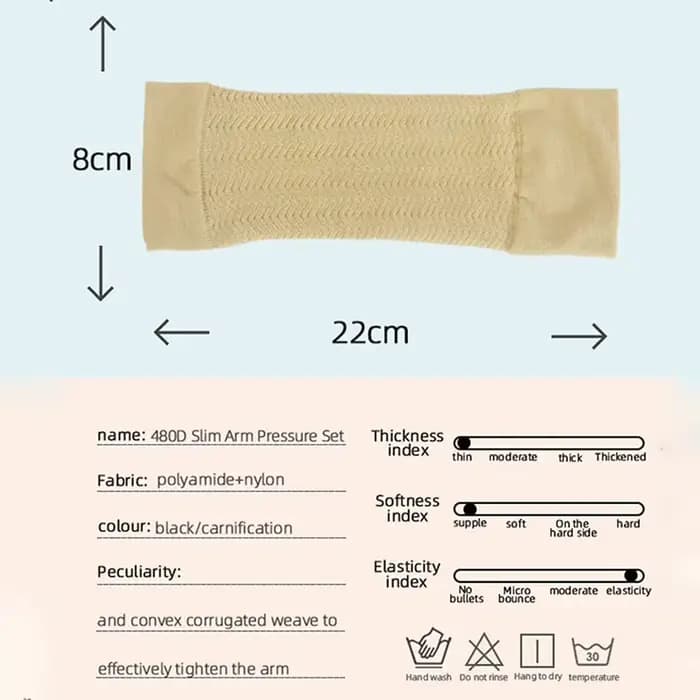 1 paire de manchons de compression de coude