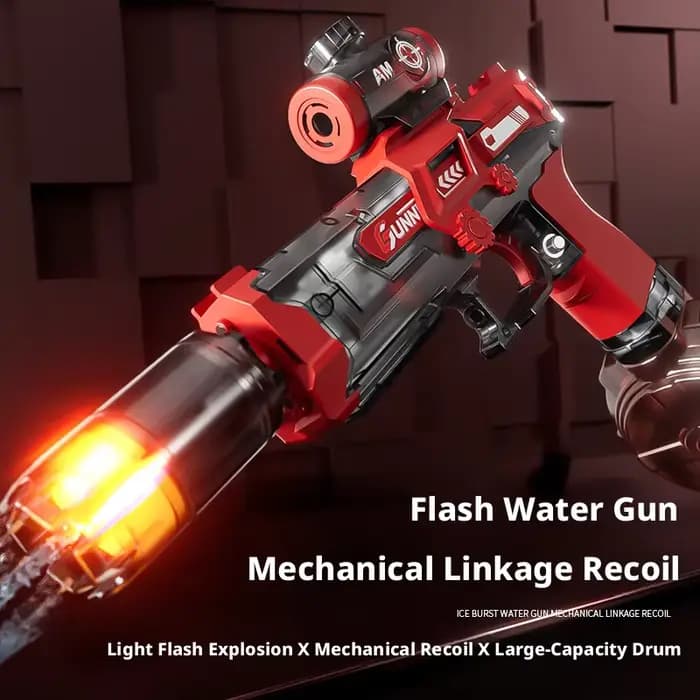 Pistolet à eau électrique automatique, grande capacité, tir par impulsions, tir continu à haute vitesse