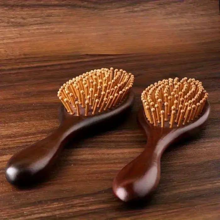 Brosse à coussin d'air en bois de santal et bambou