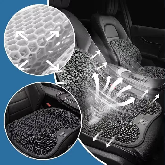 Coussin de siège en gel alvéolé ergonomique