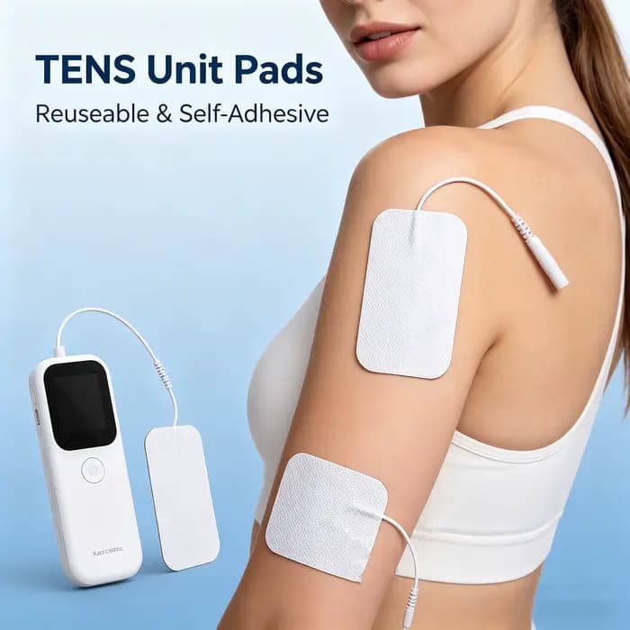 Électrodes TENS, patchs de gel conducteurs pour stimulateur musculaire EMS