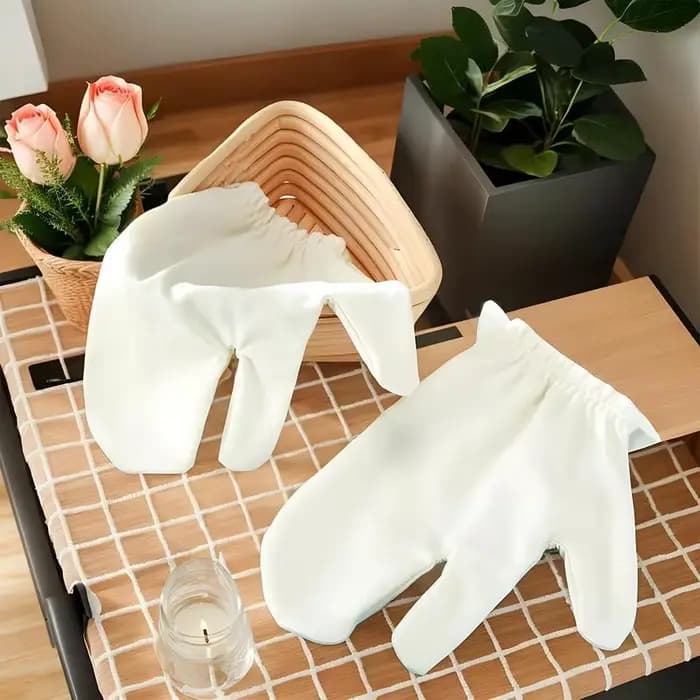 Garshana – gants de Massage en soie brute