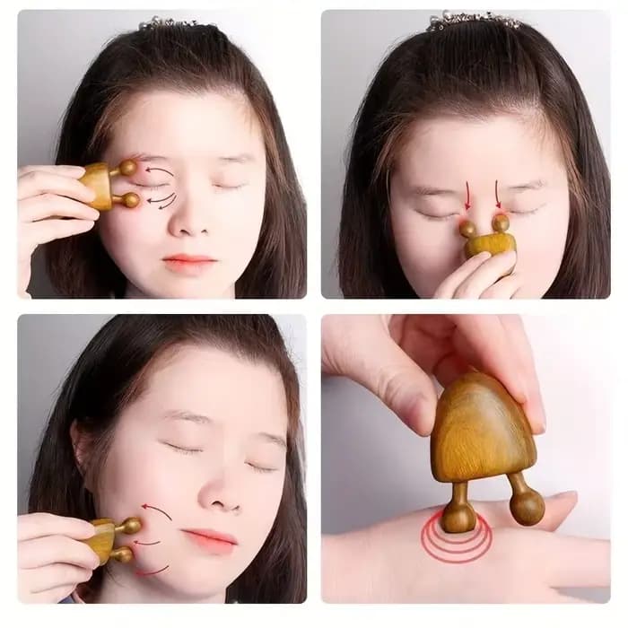 1 masseur facial, conçu pour apaiser tous les méridiens du visage