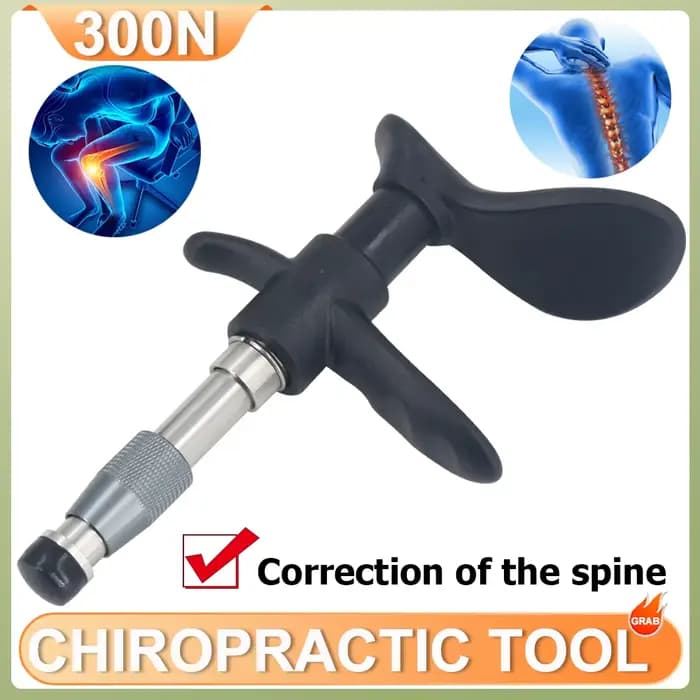 Nouvel outil de chiropratique : pistolet de massage manuel portable efficace pour soulager les douleurs dorsales et améliorer la mobilité des membres.