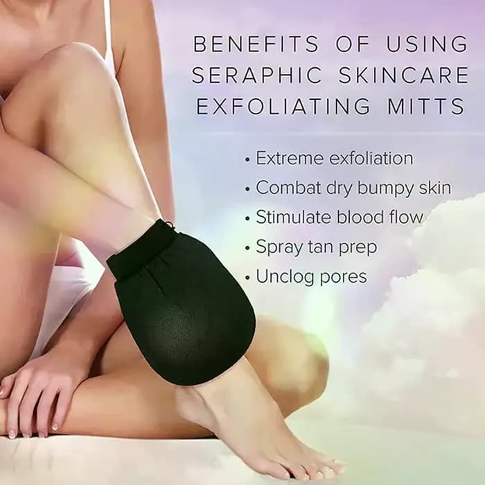 Gant exfoliant de douche marocain