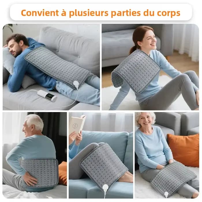 Coussinets chauffants électriques 30x60cm