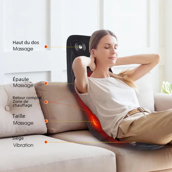 Masseur de dos électrique infrarouge