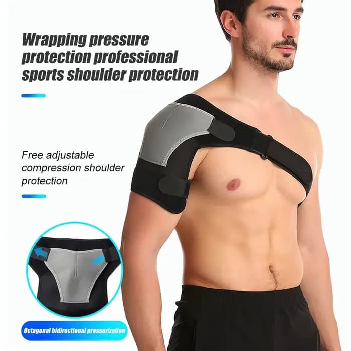 Attelle de stabilité d'épaule de sport avec coussinet de pression