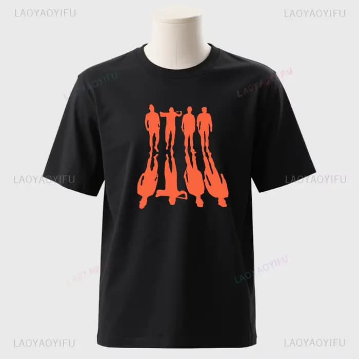Un horloge Orange 80s Vintage film T-Shirt femme homme mode décontracté classique col rond haute qualité coton graphique t dessus de chemise
