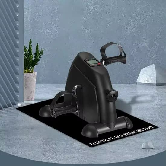Tapis de Machine d'exercice de jambe d'ellipse, tapis elliptique sous le bureau, tapis de sol souple pour pas à pas, améliore la stabilité pour les équipements d'exercice