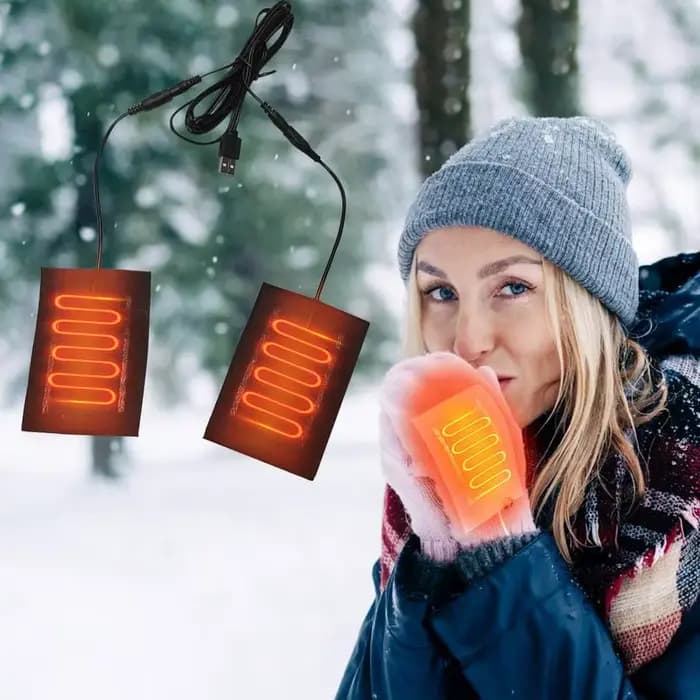 Coussin chauffant électrique USB pour gants
