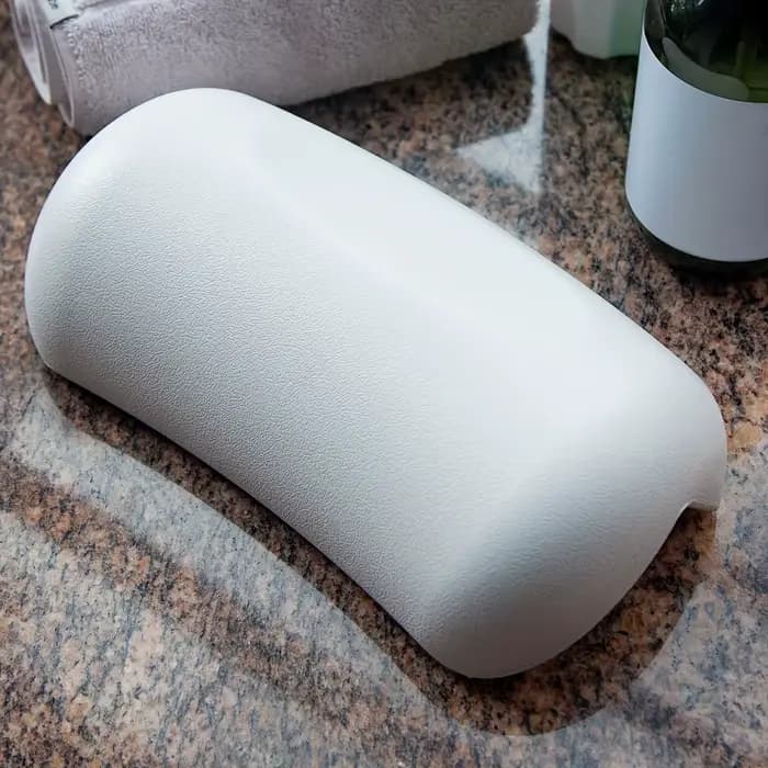 Oreiller de bain spa antidérapant imperméable pour jacuzzi – Coussin de tête et de dos rembourré en mousse à mémoire de