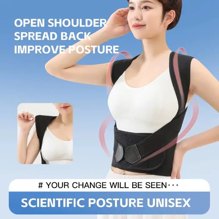 Correcteur de posture noir