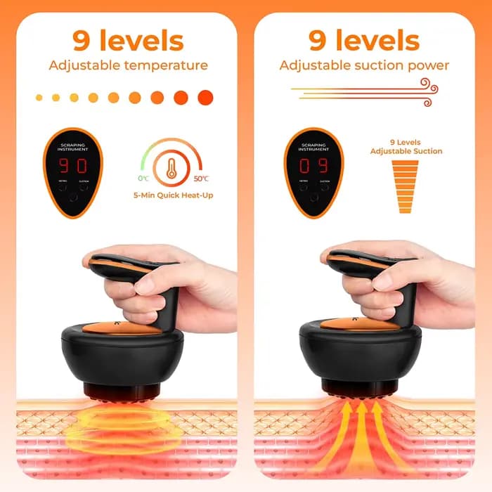 Ventouse de physiothérapie électrique Guasha