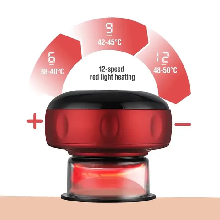Masseur électrique intelligent à ventouse chauffante