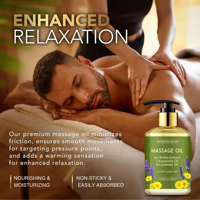 L'huile de massage